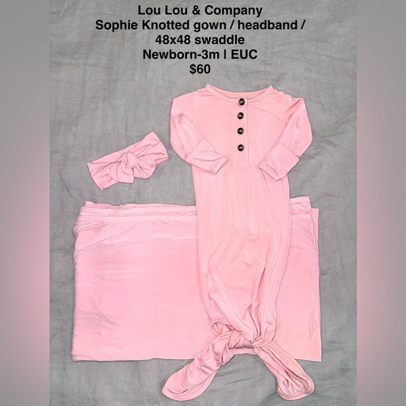 Lou Lou & Company Soft Pink Baby Set